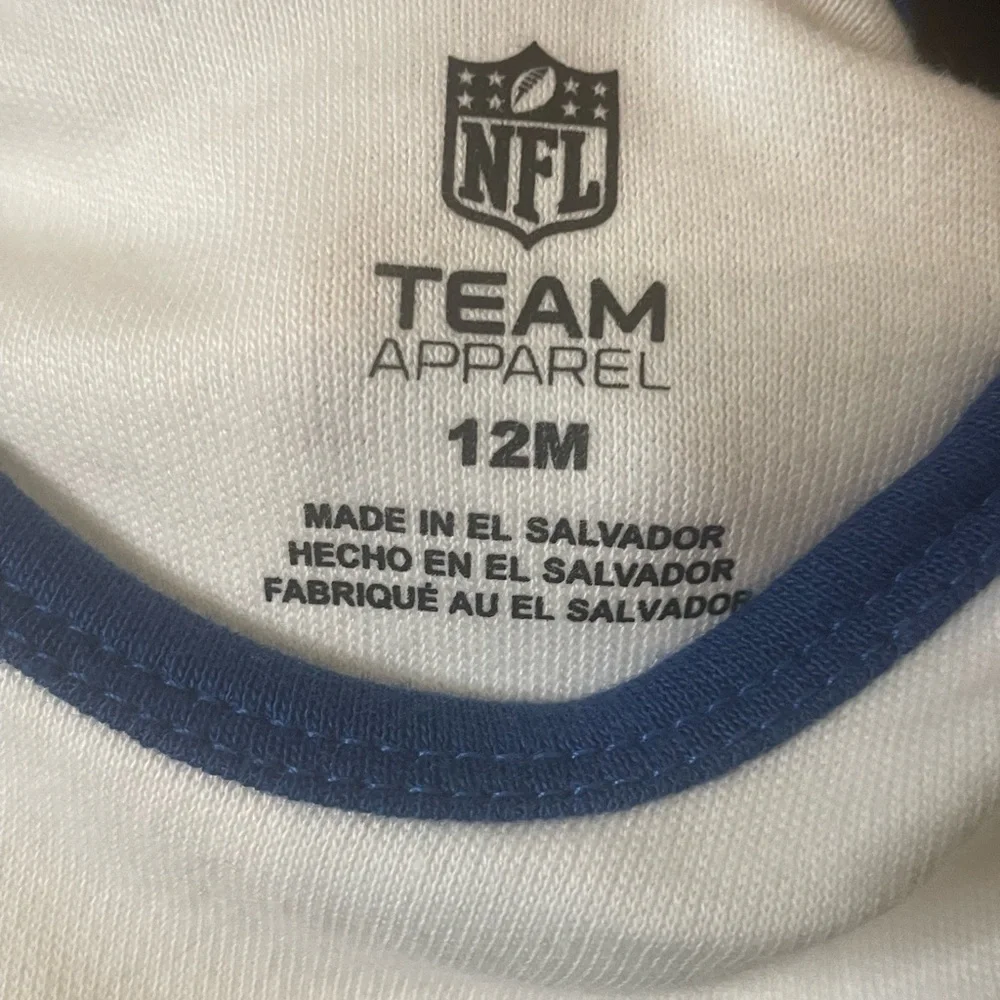 NFL Indianapolis Colts Bayb Bodysuit Set Size: 12 Months